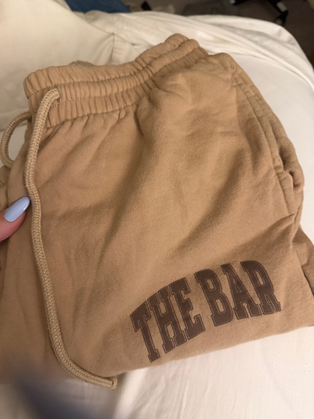 The bar brown sweats